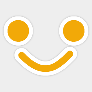 Smiling Minifig Face Sticker